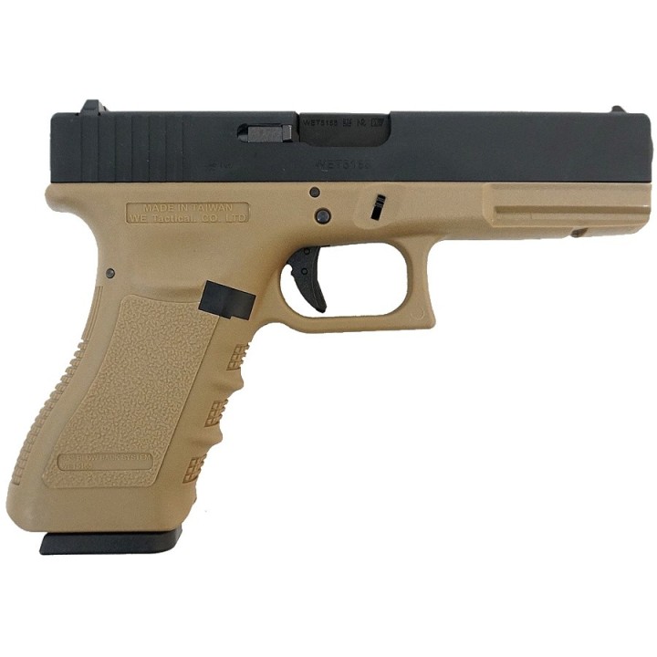 WE R17 Gen 3 airsoft Pistol GBB tan - Blowback United Kingdom