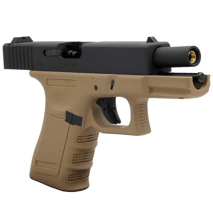 Airsoft Pistol GBB WE R19 Gen3 tan - Replica G19 gas blowback
