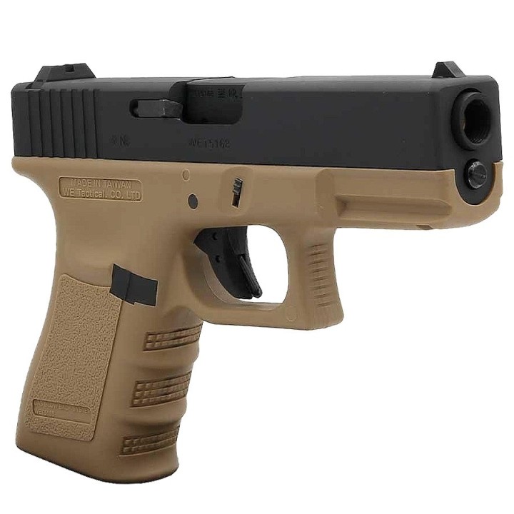 Airsoft Pistol GBB WE R19 Gen3 tan - Replica G19 gas blowback