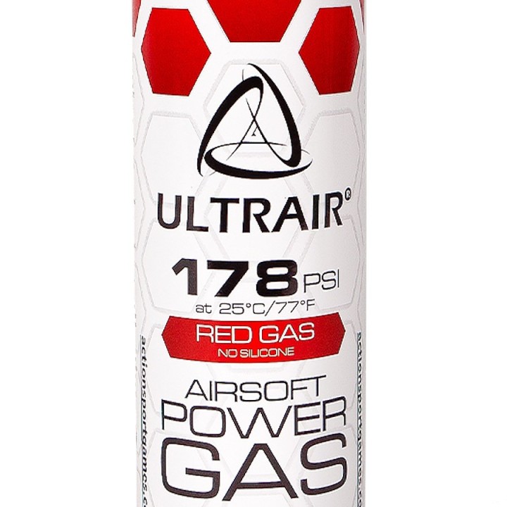 Airsoft Gas 178 PSI ASG Ultrair 570 ml - Red Gas winter