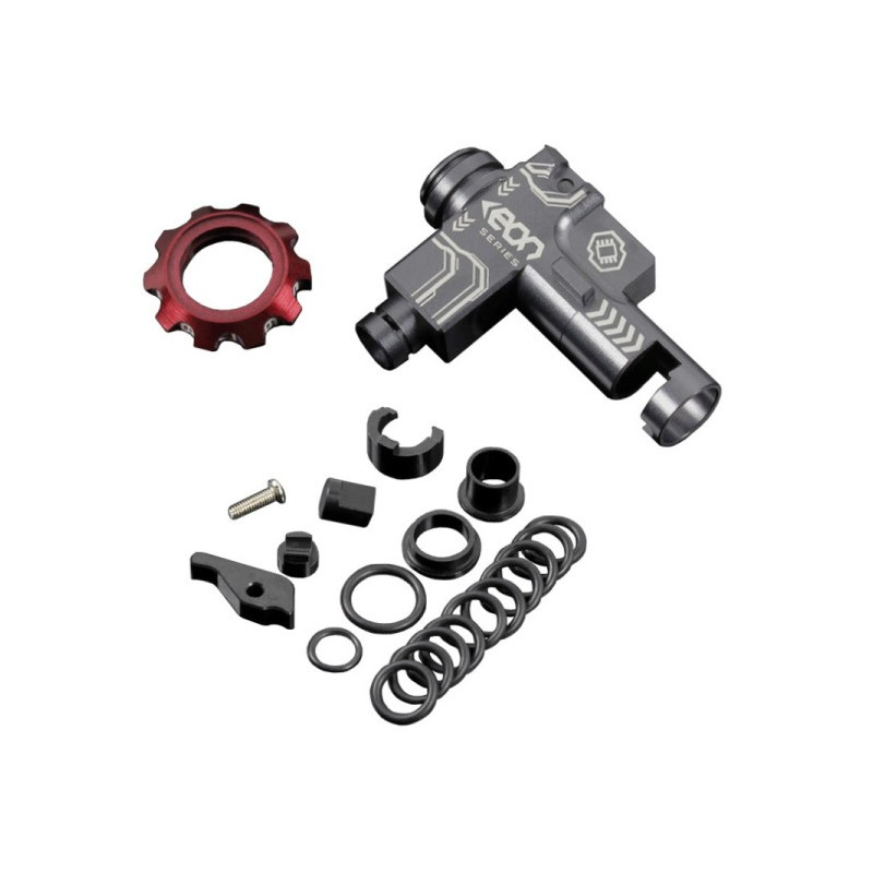 EON Hop-Up Chamber - Titanium housing + Red rotary dial