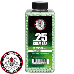 TRACER BB 0.25G 2700BB VERDE G&G (G-07-265)