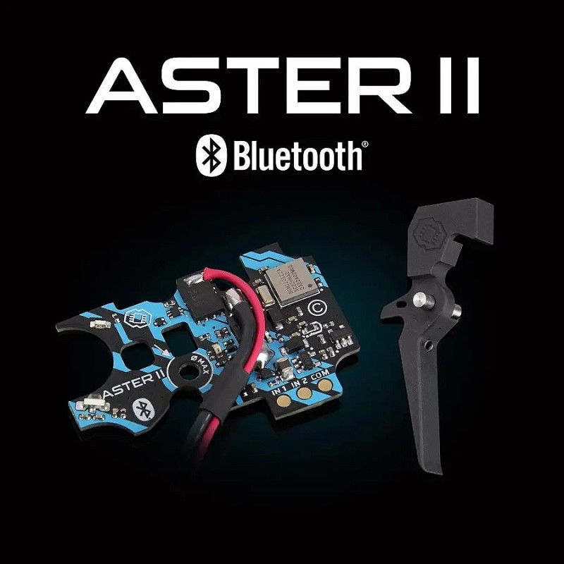 ASTER II Bluetooth® EXPERT for V2 GB + adjustable Quantum Trigger 2 [AEG & HPA] [Rear Wired]