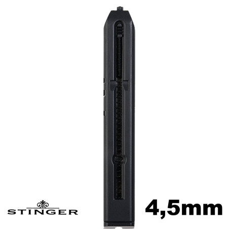 Chargeur métal 20 coups STINGER MK1 - Pistolet CO2 4.5mm STAG024