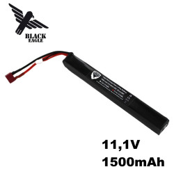 batterie li-po airsoft 11.1v 1500mah stick t-dean