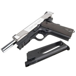 Colt 1911 airsoft CO2 GBB full metal dual tone Cybergun