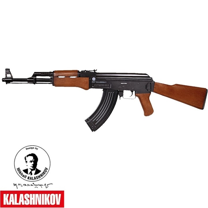 KALASHNIKOV AK47 manuel crosse imitation bois C/C 300BB's