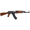 fusil airsoft noir bois kalashnikov ak47