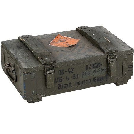caisse militaire bois, rangement vintage robuste