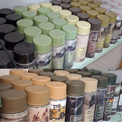 bombe peinture facile à utiliser couleur sable mat