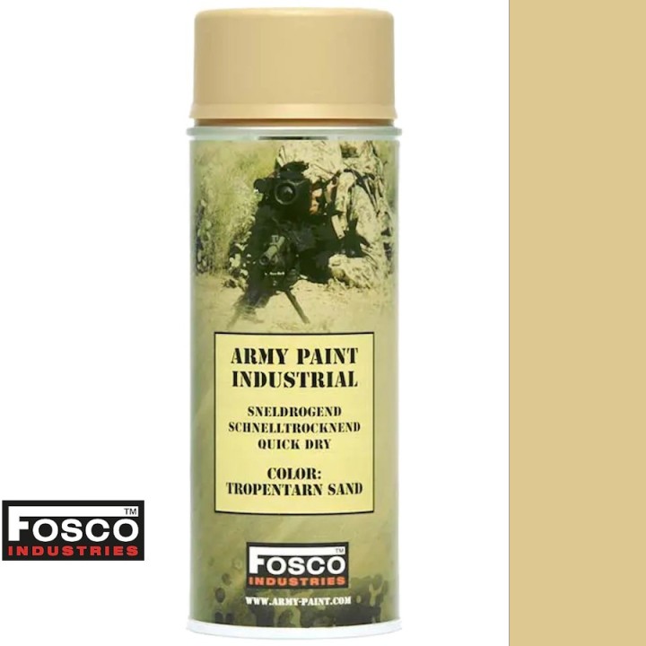 Fosco military spray paint sand - Spray camouflage 400 ml