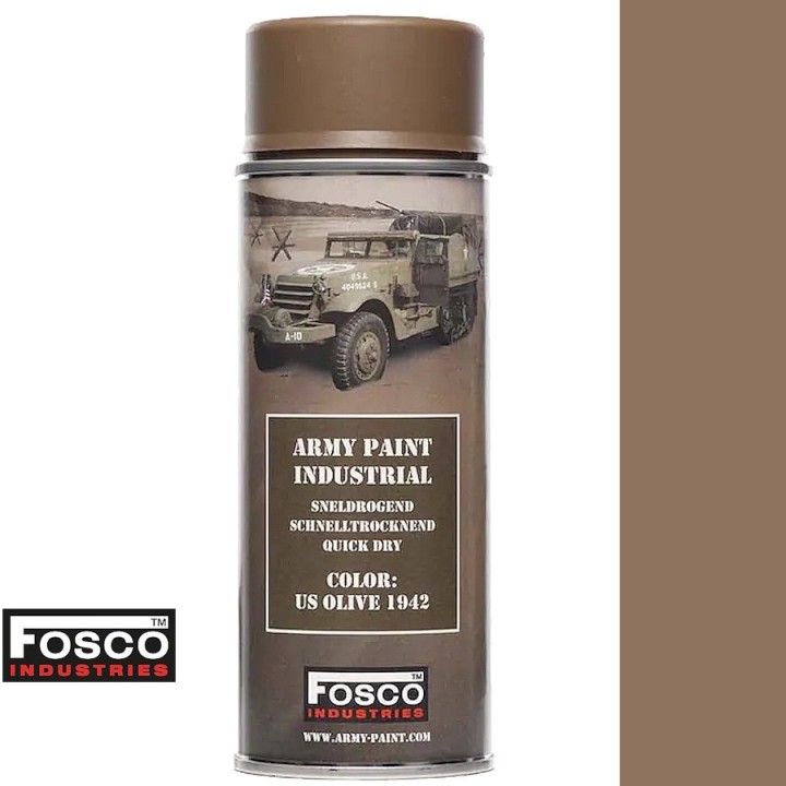 Military spray paint US Olive camouflage - Airsoft resistant spray