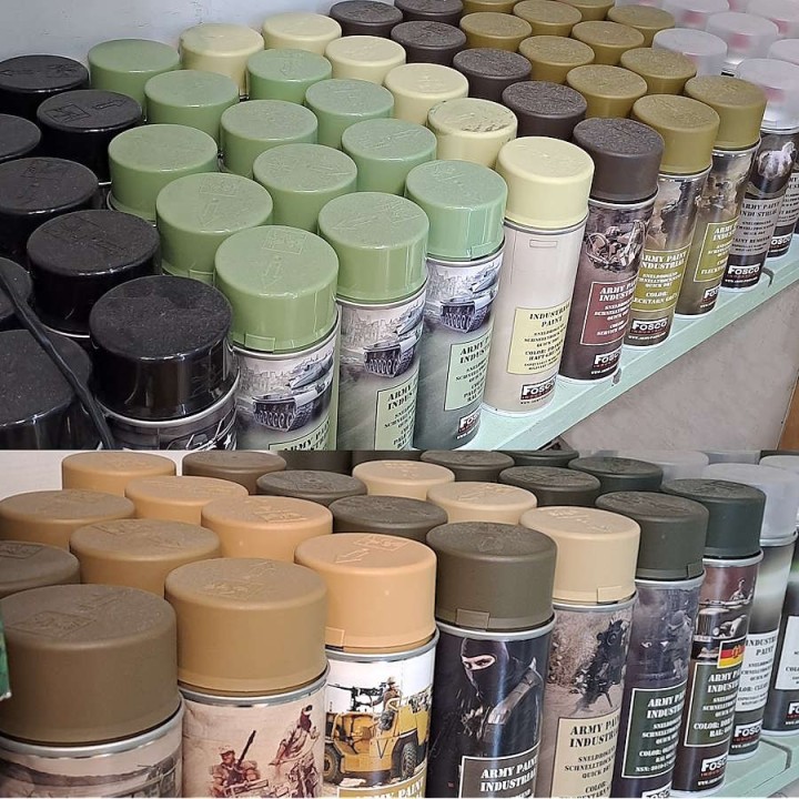 bombe spray peinture polyvalente protection équipement