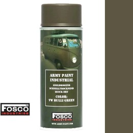 Military paint spray can 400mL VW Bulli Green - resistant aerosol paint