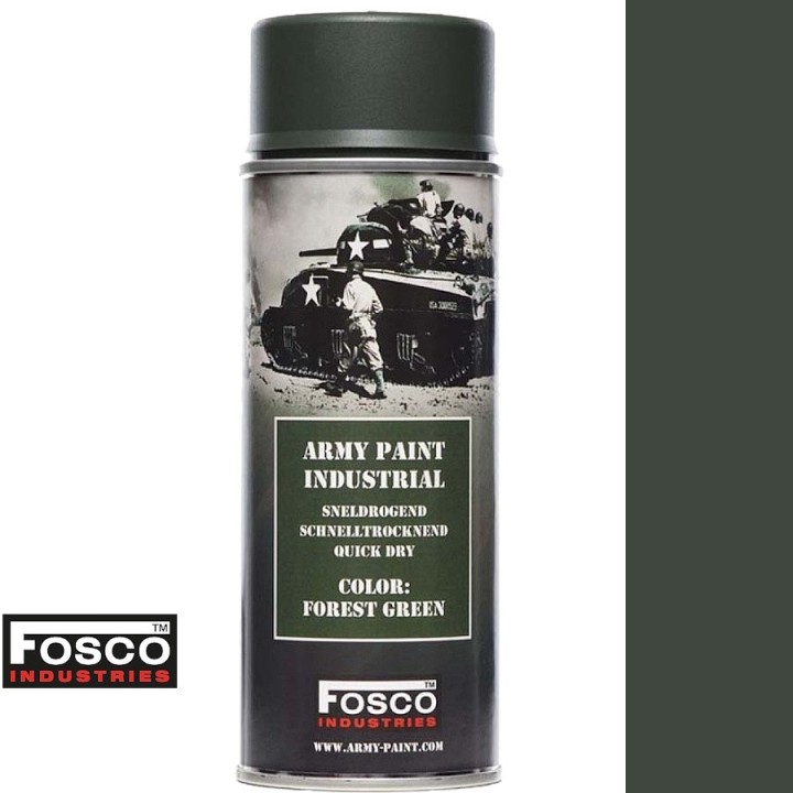 Fosco matte military spray paint - 400ml Forest Green