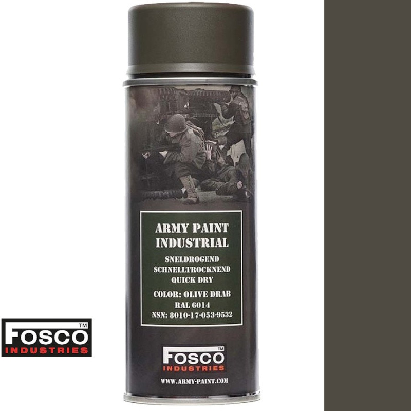 peinture en bombe professionnelle fosco vert olive