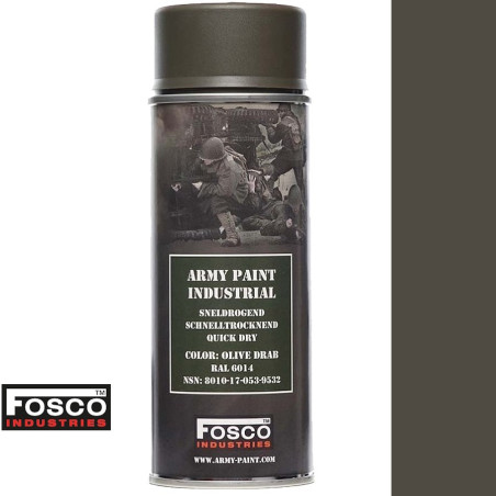 peinture en bombe professionnelle fosco vert olive