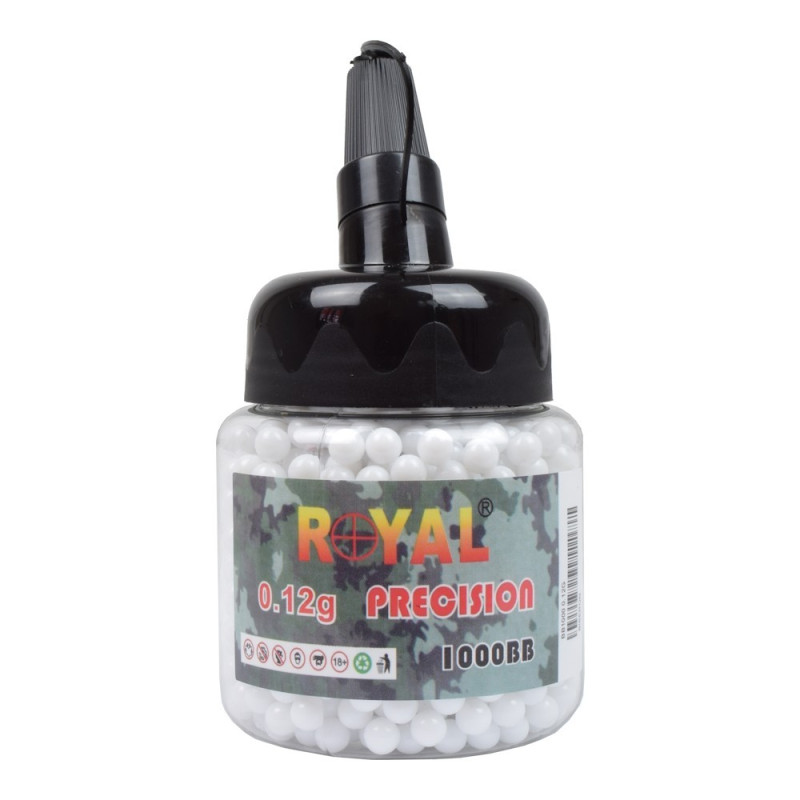 AIRSOFT 6mm BALL PELLETS 0.12g BIBERON 1000
