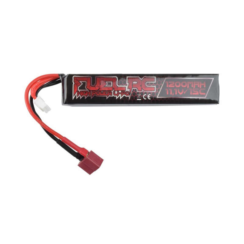 Li-Po BATTERY 11.1V X 1200mAh 15C STICK DE