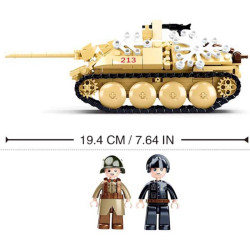 Sluban Jeu de Construction Char WWII - Maquette Bataille de Budapest