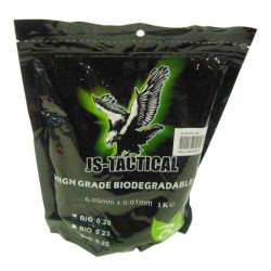 AIRSOFT 6mm BIO BALL PELLETS WHITE 0.20g 1