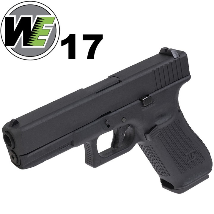 pistolet airsoft WE 17 Gen5 MK1 Green Gas culasse métal
