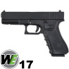 Airsoft Pistol Gas WE R17 Gen4 GBB Blowback Replica G17 Black