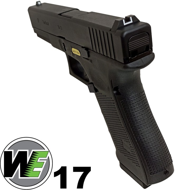 réplique G17 airsoft gaz GBB culasse mobile métal
