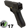 Airsoft Pistol Gas WE R17 Gen4 GBB Blowback Replica G17 Black