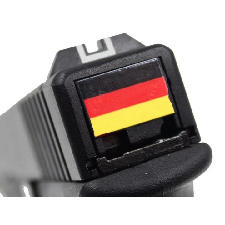 réplique airsoft gbb we r17 type glock 17 avec flag DE