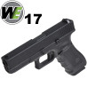 pistolet airsoft gbb we r17 noir hop-up réglable