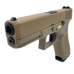 Pistolet gaz GBB airsoft 6mm billes tan