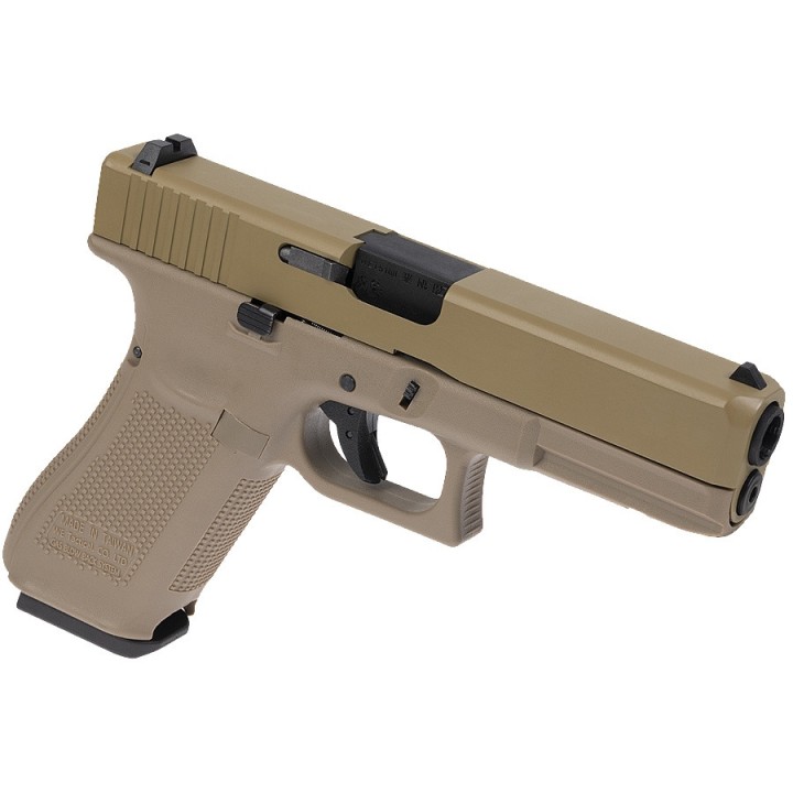 Pistolet G17 Gen 5 Gaz GBB WE - Tan
