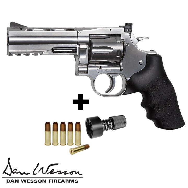 Revolver DW 715 Co2 4''Silver Dan Wesson Firearms