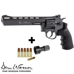 Dan Wesson 8" Noir pistolet CO2 Low Power