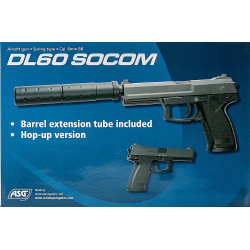 réplique airsoft coup par coup MK23 Socom ASG