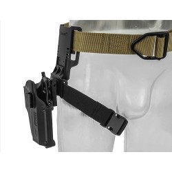 support de cuisse Amomax airsoft OD vert avec sangle ajustable