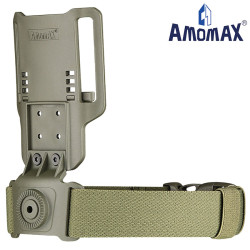 plateforme rigide Amomax réglable avec sangle ajustable OD vert