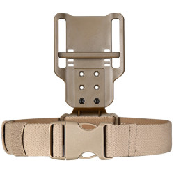 plateforme rigide Amomax tan avec sangle ajustable pour holster airsoft