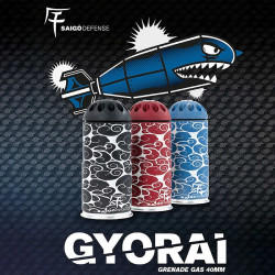 GRANADE GYORAI GAS 40MM NOIR 120BB