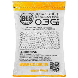 Airsoft BBs BLS Precision pellets 0,30g, 3300 BBs - White