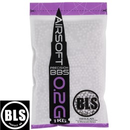 Airsoft BBs BLS Precision 0.20g - BBs 6mm High Accuracy for AEG / GAS / HPA Replicas