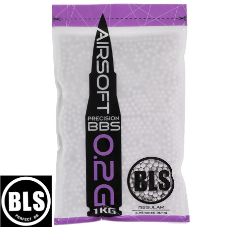 billes airsoft BLS Precision 0.20g BBs 6mm haute précision