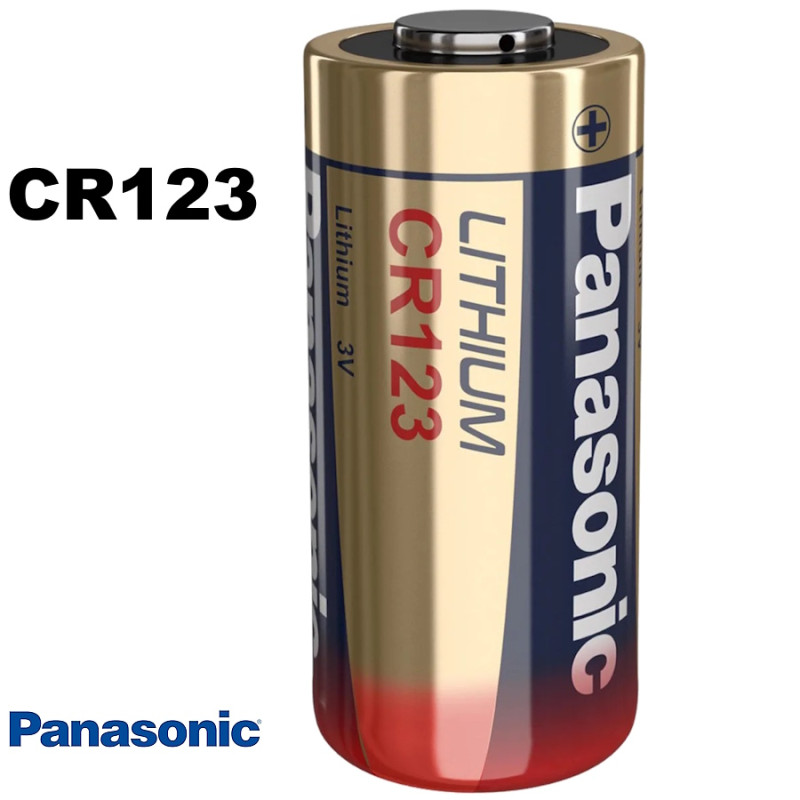 Pile CR123 Panasonic lithium 3V