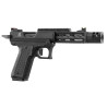 Replica Airsoft Gas GBB CTHULHU Lancer Tactical - Blowback Pistol, Adjustable Hop-Up, Fiber Optics