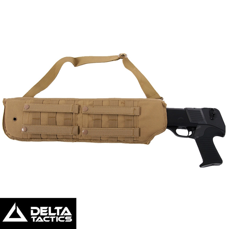 housse fusil airsoft 50cm Delta Tactics polyester 600D système MOLLE