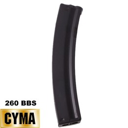 Chargeur 260 billes silencieux MP5 high cap compatible AEG