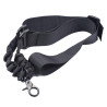 Airsoft Tactical Adjustable 1 Point Strap - Black Nylon