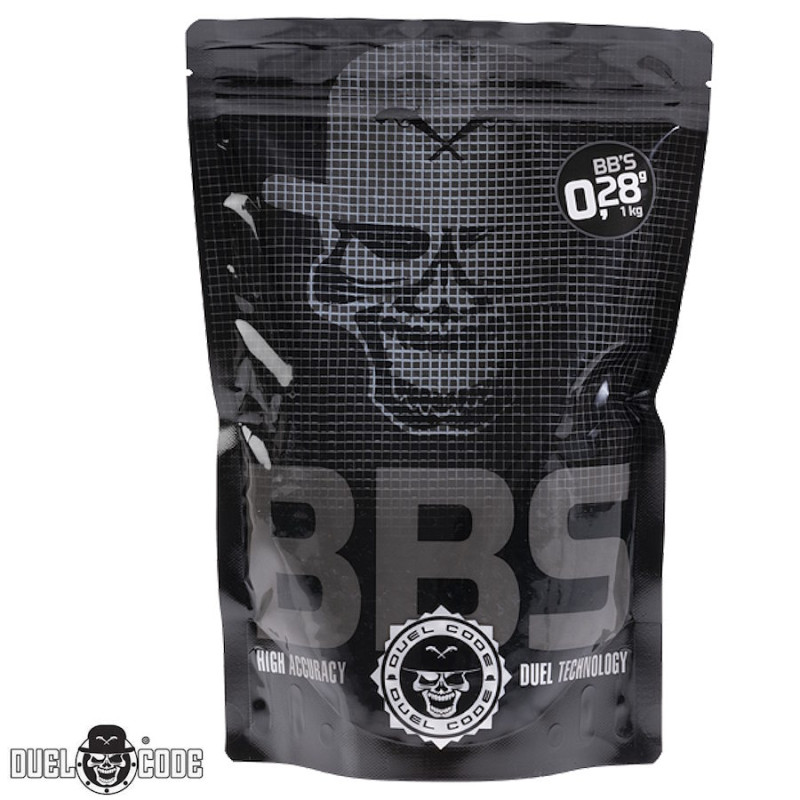 Airsoft BBs 0.28g 6mm High Accuracy - 1kg Duel Code