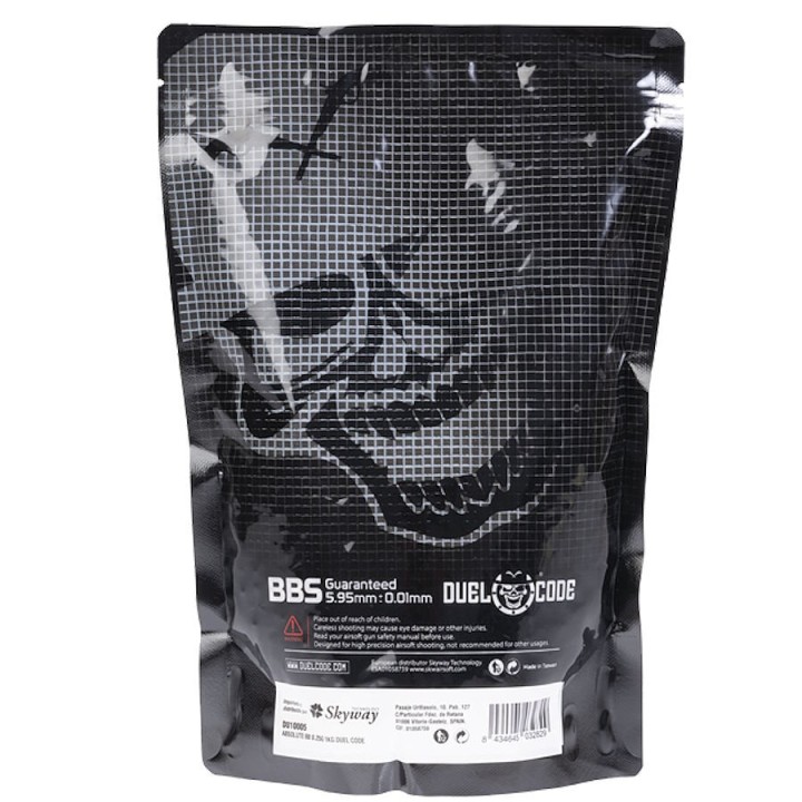 Airsoft BBs 0.28g 6mm - 3500 balls Duel Code